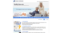 Desktop Screenshot of healthy-knee.com